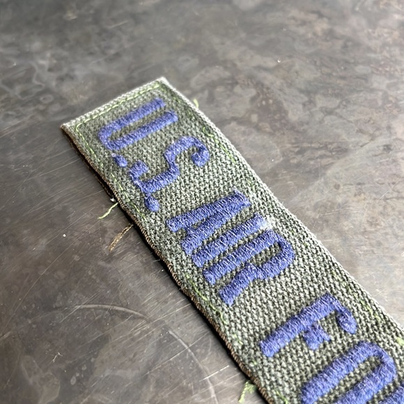 U.S. AIR FORCE embroidered tape patch - Vintage - Picture 6 of 12